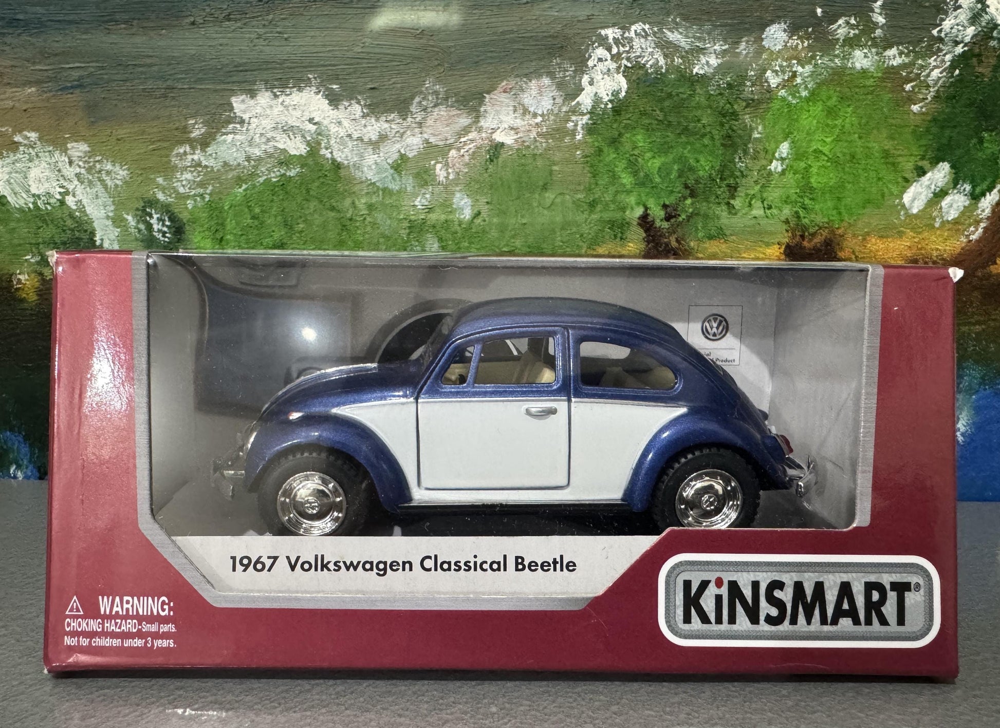 Personalised VW Volkswagen Beetle Toy Car, 1:43 Scale Model–Gift for Boy, Girl, Dad, Mom, Grandad, Birthday - Easter gift, Boxed