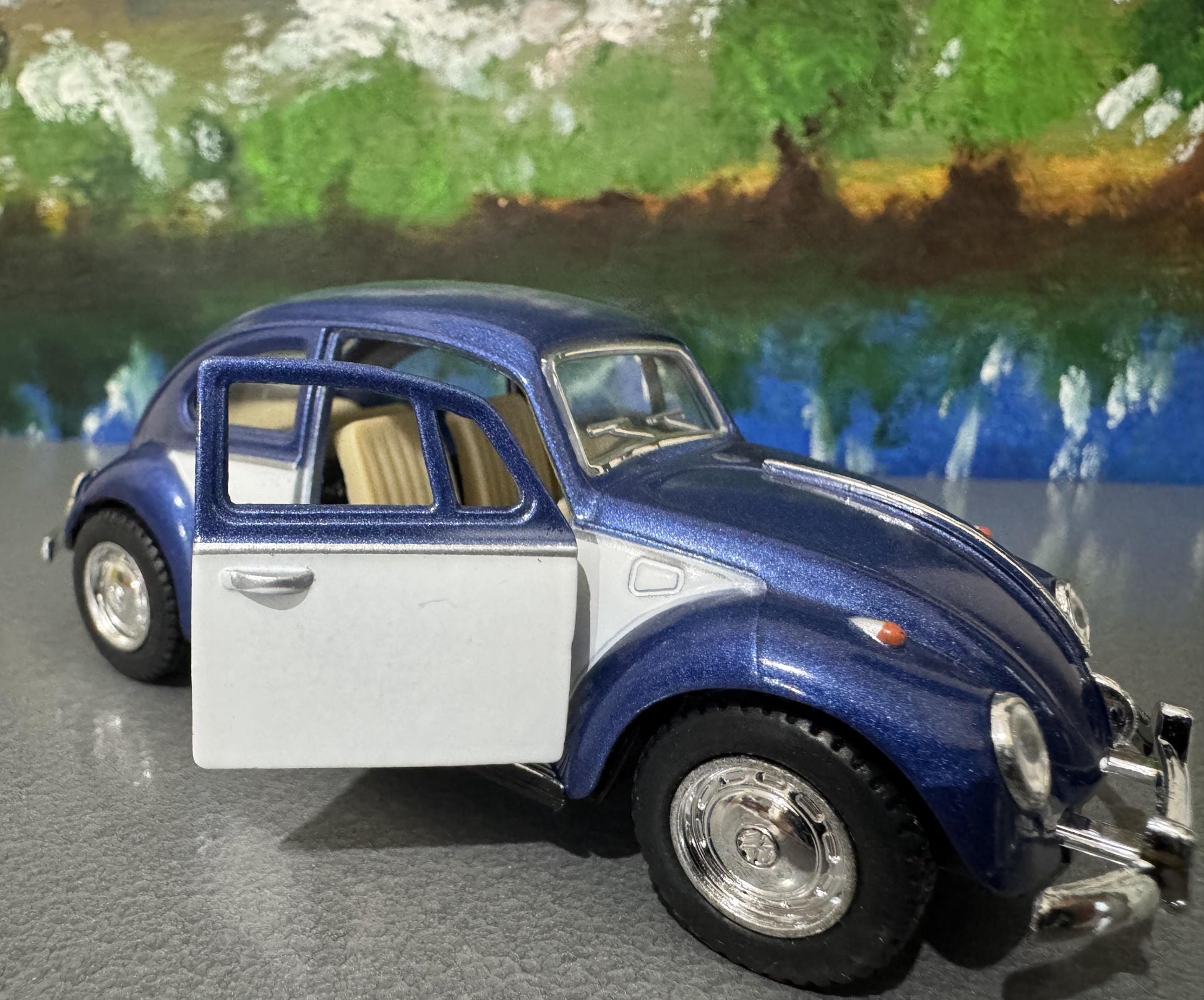 Personalised VW Volkswagen Beetle Toy Car, 1:43 Scale Model–Gift for Boy, Girl, Dad, Mom, Grandad, Birthday - Easter gift, Boxed