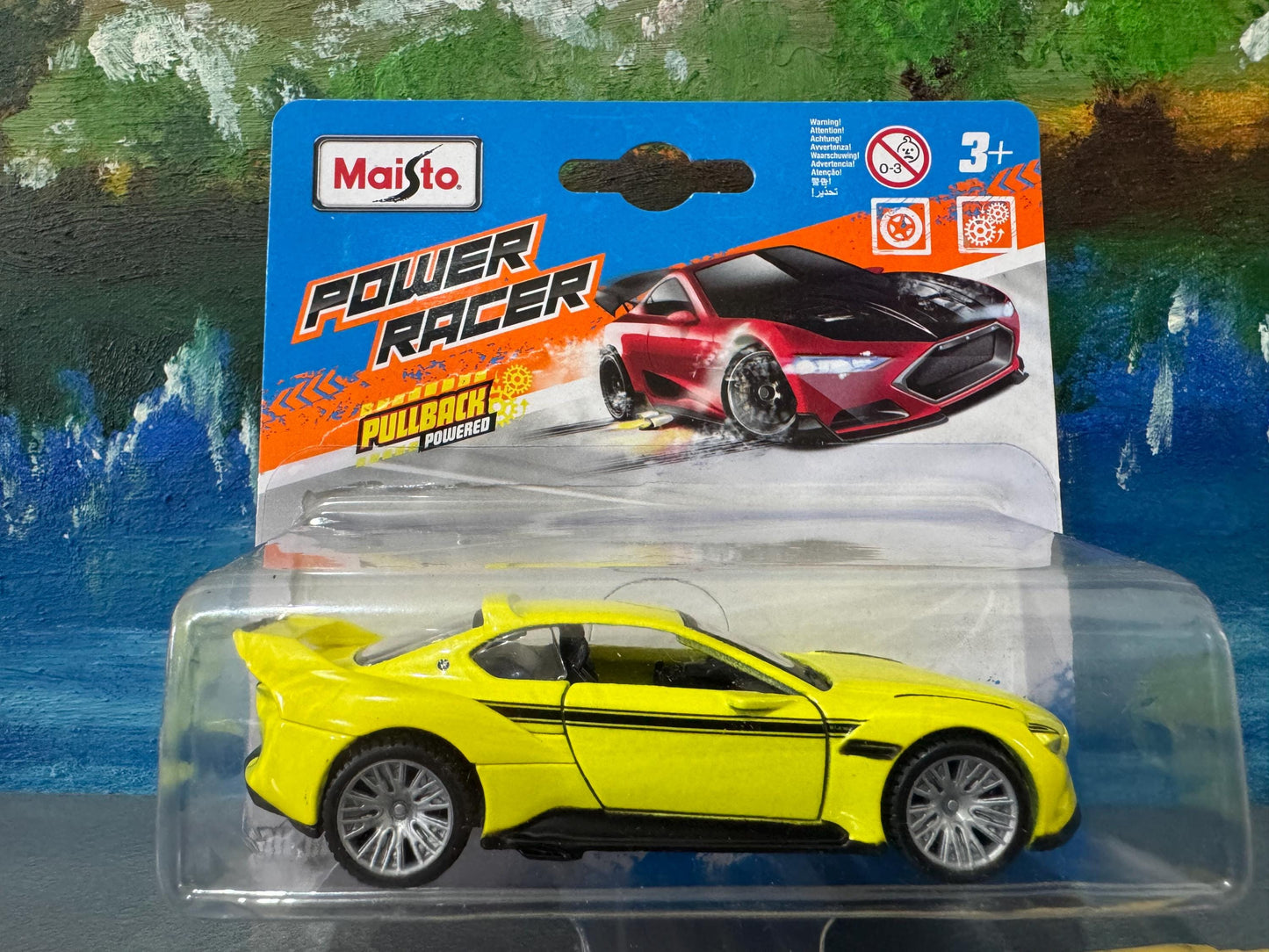 BMW 3.0 CSL Hommage Yellow 1:36 Diecast Model - Personalized Name - Gift for Dad, Boy, girl, brother, sister, Car Lover - Boxed Collectible