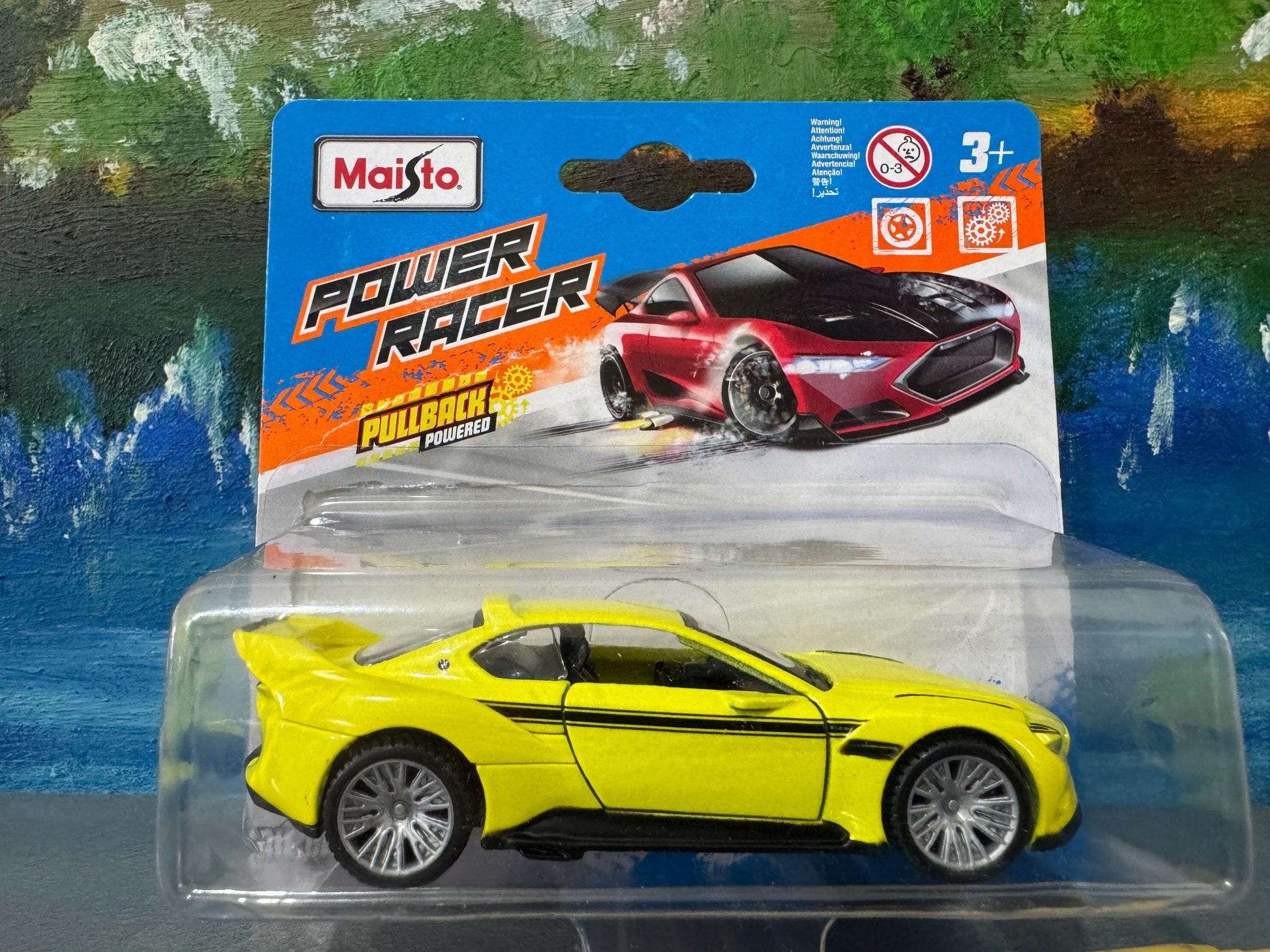 BMW 3.0 CSL Hommage Yellow 1:36 Diecast Model - Personalized Name - Gift for Dad, Boy, girl, brother, sister, Car Lover - Boxed Collectible