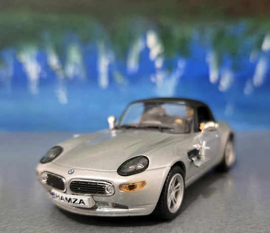 Personalized BMW Z8 Diecast Model Car: James Bond 007 Gift
