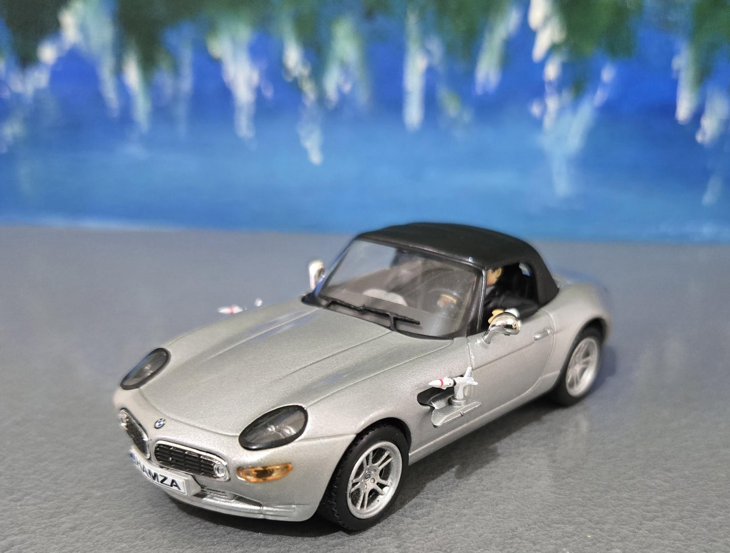 Personalized BMW Z8 Diecast Model Car: James Bond 007 Gift