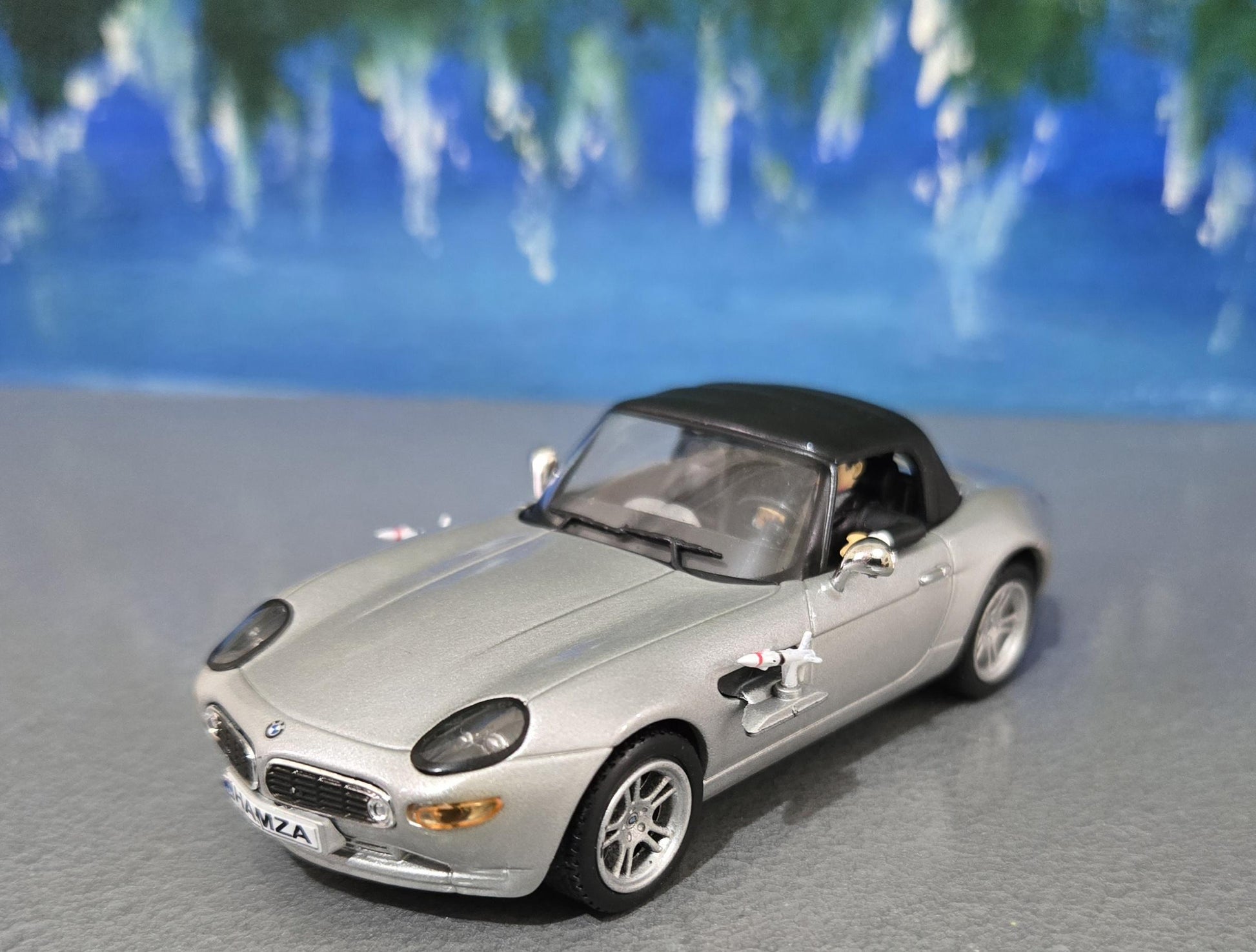 Personalized BMW Z8 Diecast Model Car: James Bond 007 Gift