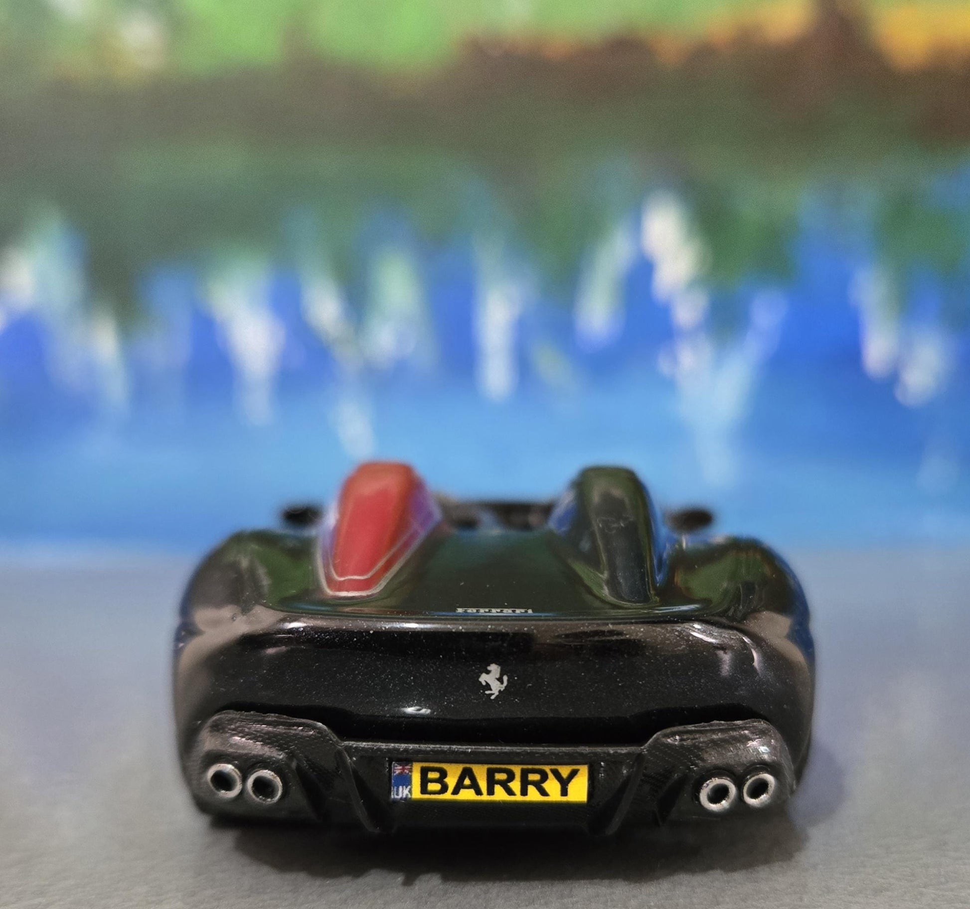Ferrari Monza SP2 Diecast Model 1:43 Scale - Personalized Name Plate
