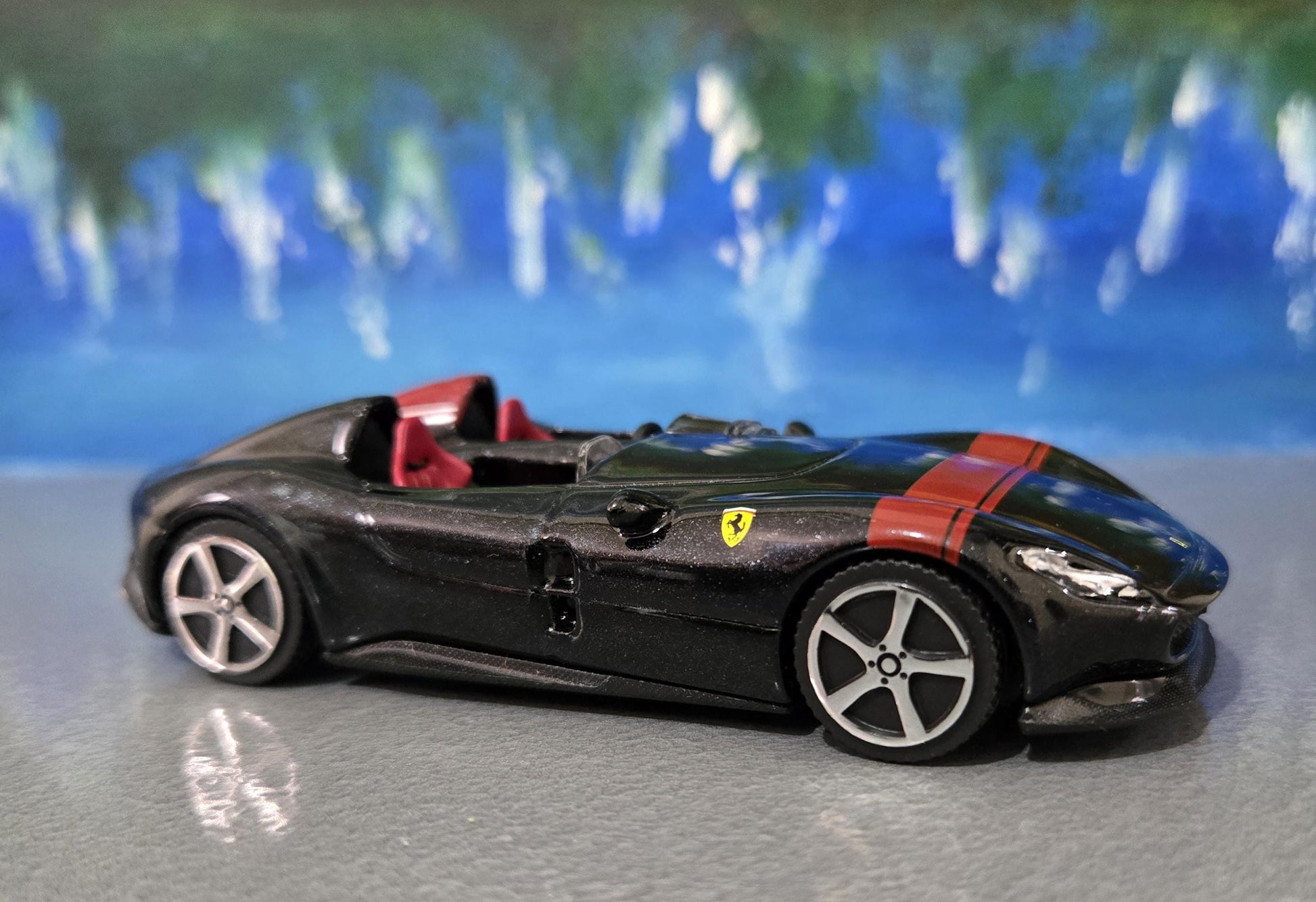 Ferrari Monza SP2 Diecast Model 1:43 Scale - Personalized Name Plate