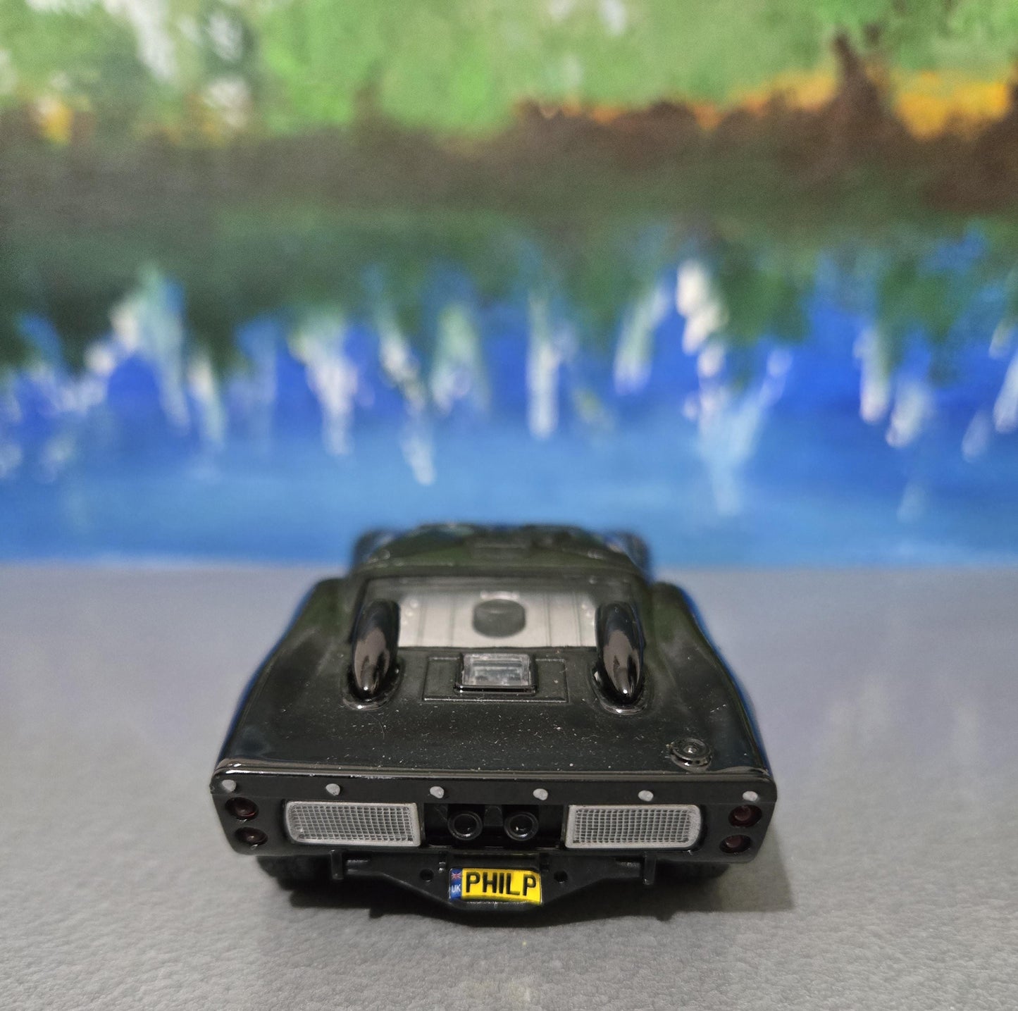 BLACK Toy sport Diecast Car Ford GT 40 MKII 1:32 - Pull Back Action, Open Doors, fun toy boy girl gift sleeves