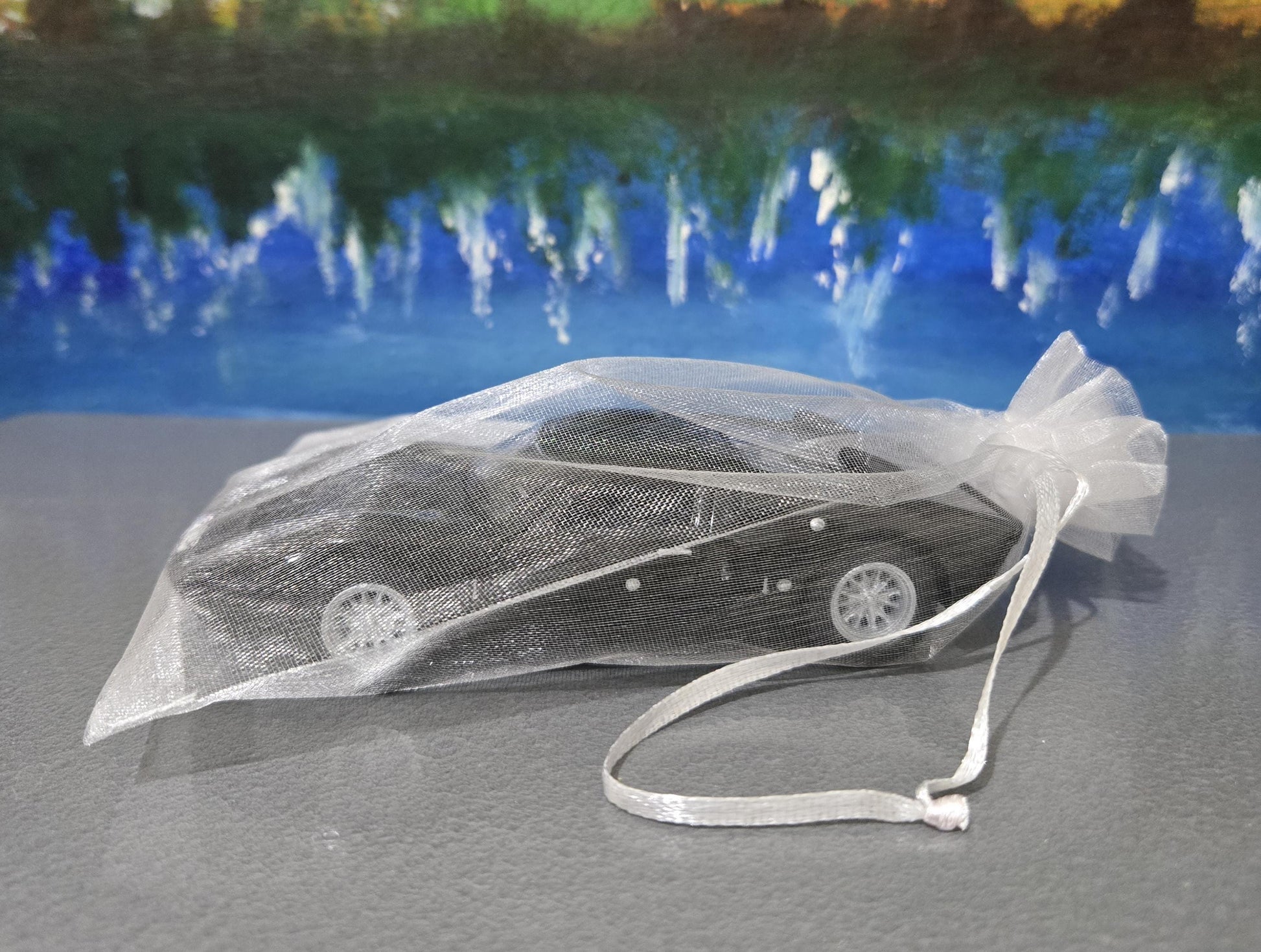 BLACK Toy sport Diecast Car Ford GT 40 MKII 1:32 - Pull Back Action, Open Doors, fun toy boy girl gift sleeves