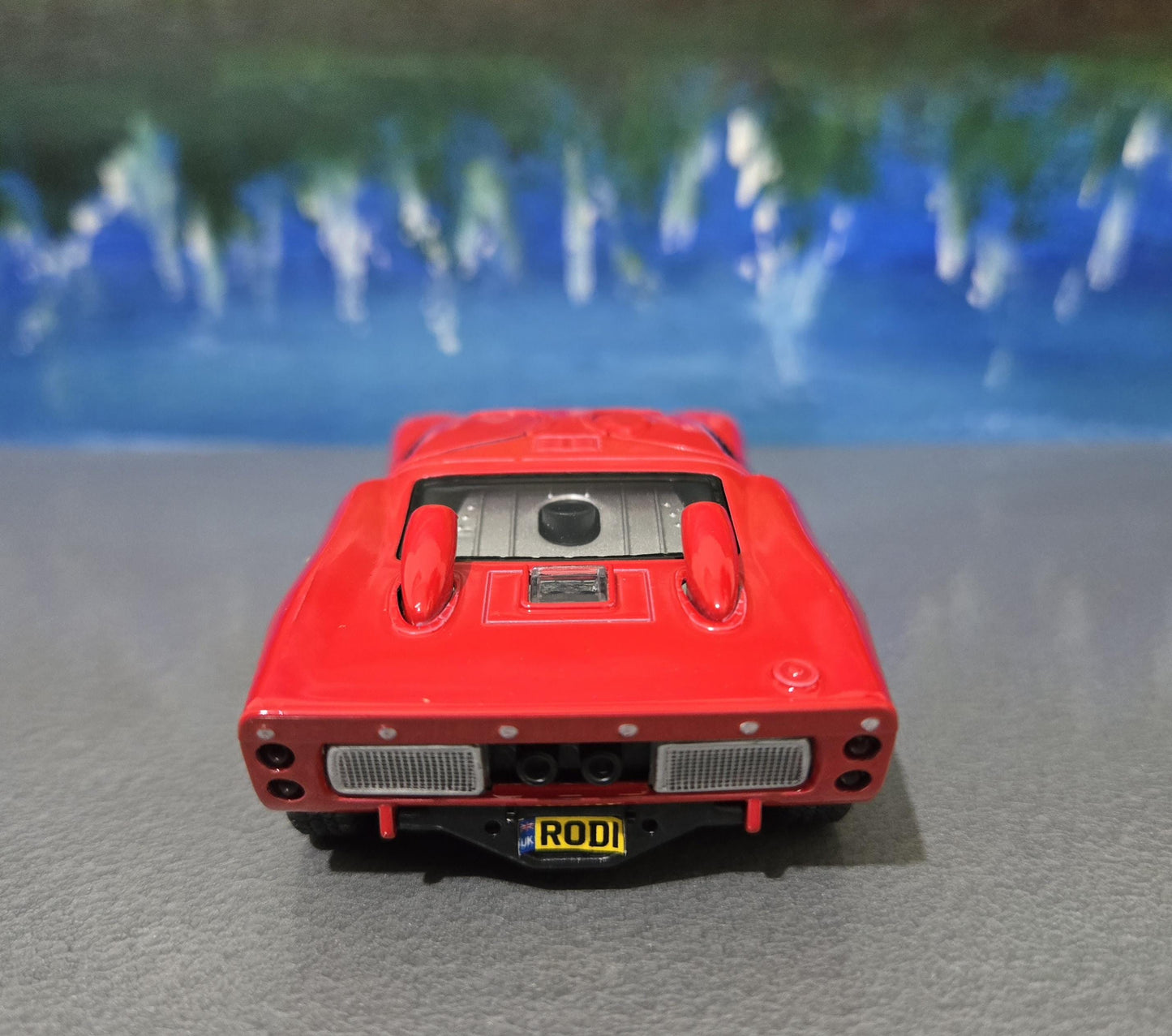 RED Toy Car Ford GT 40 MKII 1:32 - Pull Back Action, Open Doors, fun toy