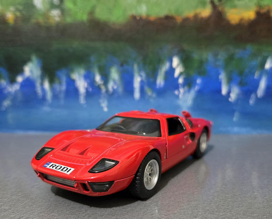 RED Toy Car Ford GT 40 MKII 1:32 - Pull Back Action, Open Doors, fun toy