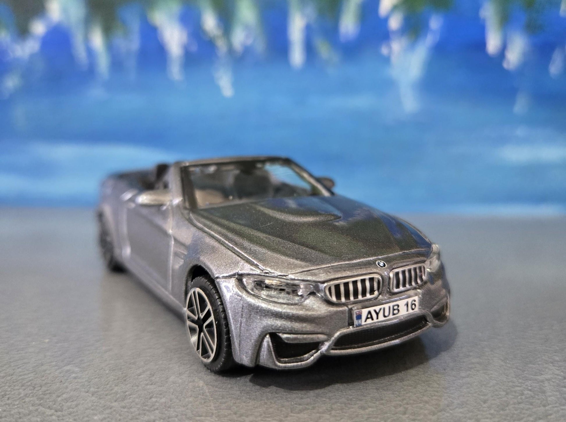 PERSONALISED PLATES Red BMW Z4 M40i Toy Car Model boy girl dad mom uncle husband wife grandad brother Easter birthday gift present Sleeves