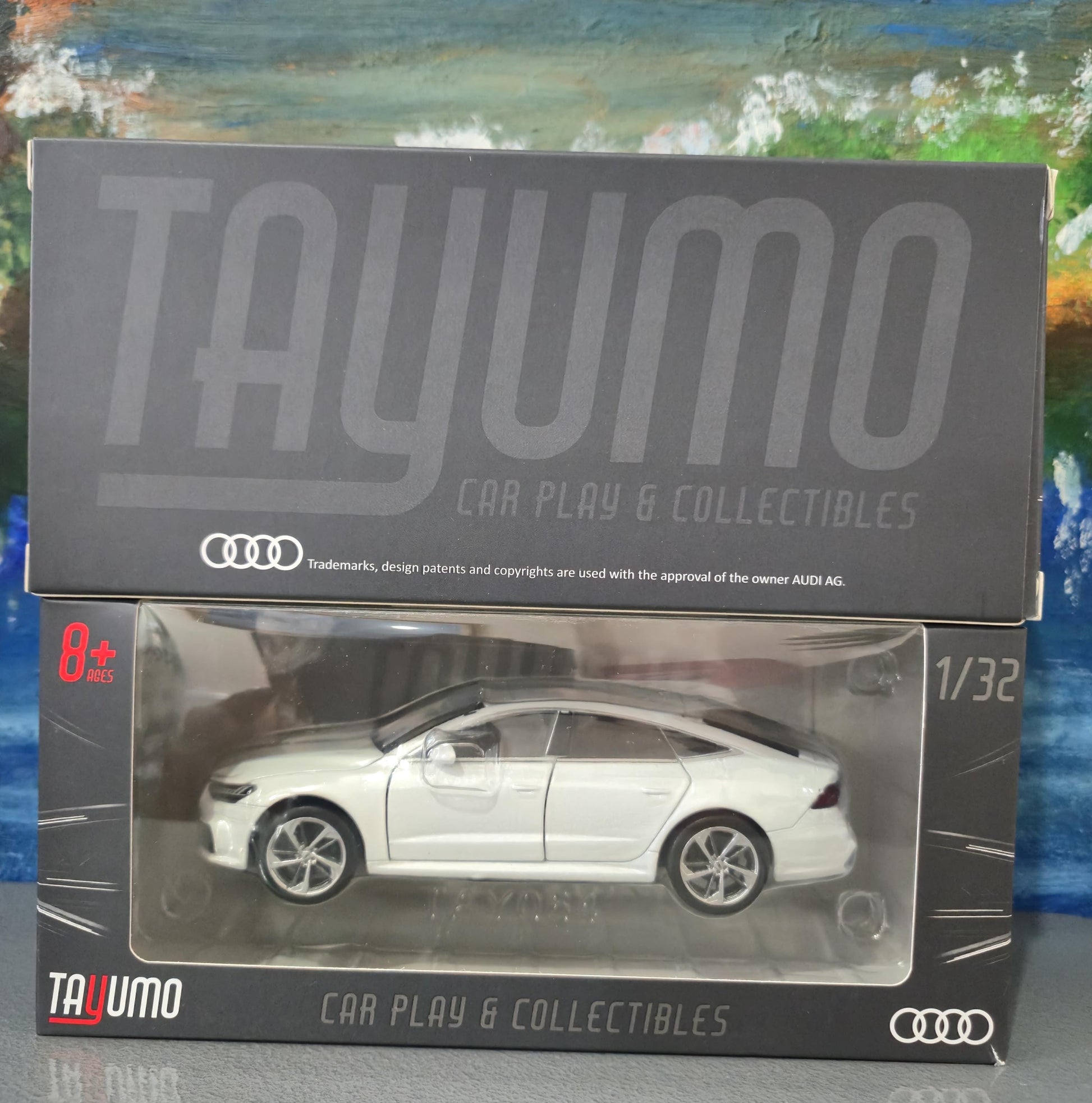 Personalized Audi A7 Toy Car 1:32 | Light and Sound | Opening Doors, Hood & Trunk | Gift for Dad, mom, girl or Boy | Boxed Collectible Model