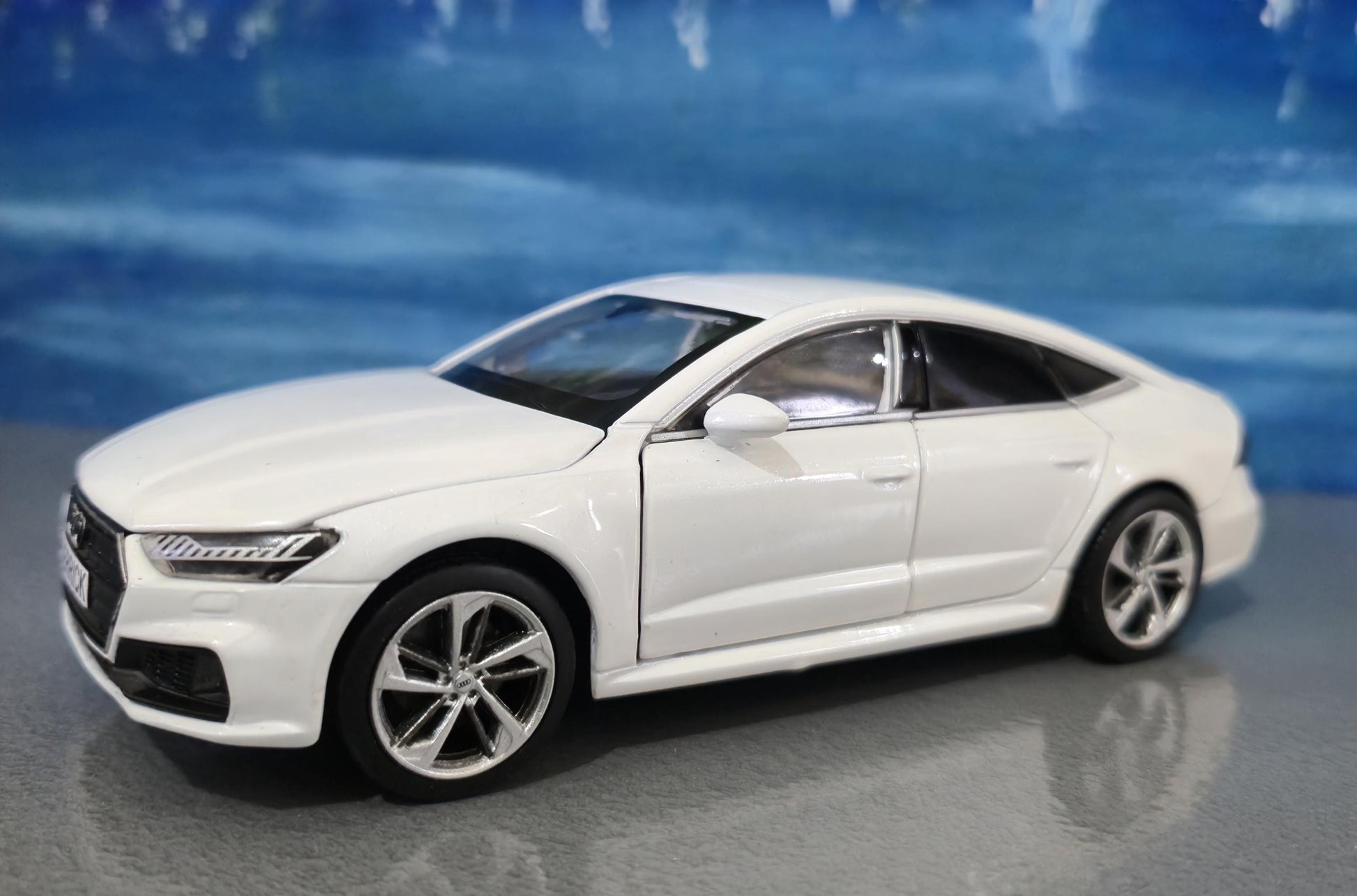 Personalized Audi A7 Toy Car 1:32 | Light and Sound | Opening Doors, Hood & Trunk | Gift for Dad, mom, girl or Boy | Boxed Collectible Model
