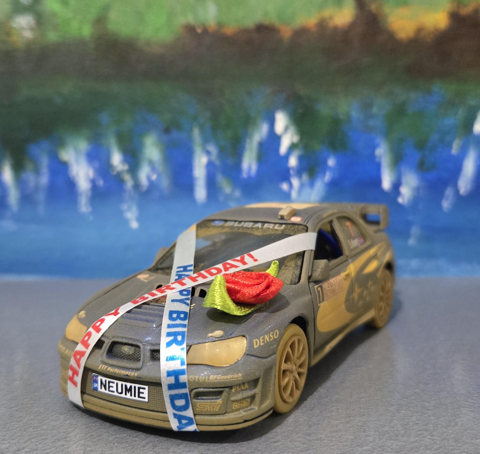 Personalized Subaru Impreza Toy Car Model, Custom Name Plate Birthday Gift for Boy, Girl, Dad, Mom, in Sleeves, Exceptional Detail models