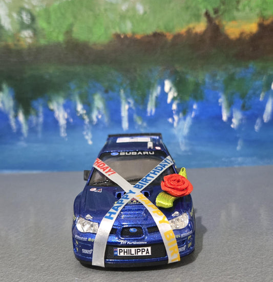 Personalized Subaru Impreza Toy Car Model, Custom Name Plate Birthday Gift for Boy, Girl, Dad, Mom, in Sleeves, Exceptional Detail models