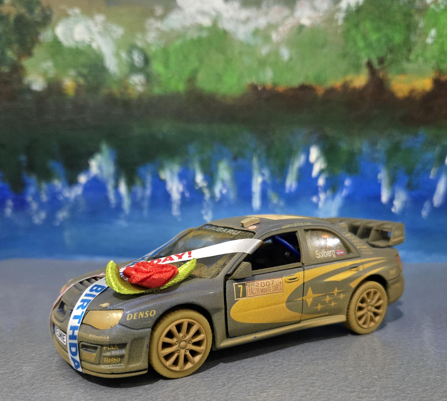 Personalized Subaru Impreza Toy Car Model, Custom Name Plate Birthday Gift for Boy, Girl, Dad, Mom, in Sleeves, Exceptional Detail models