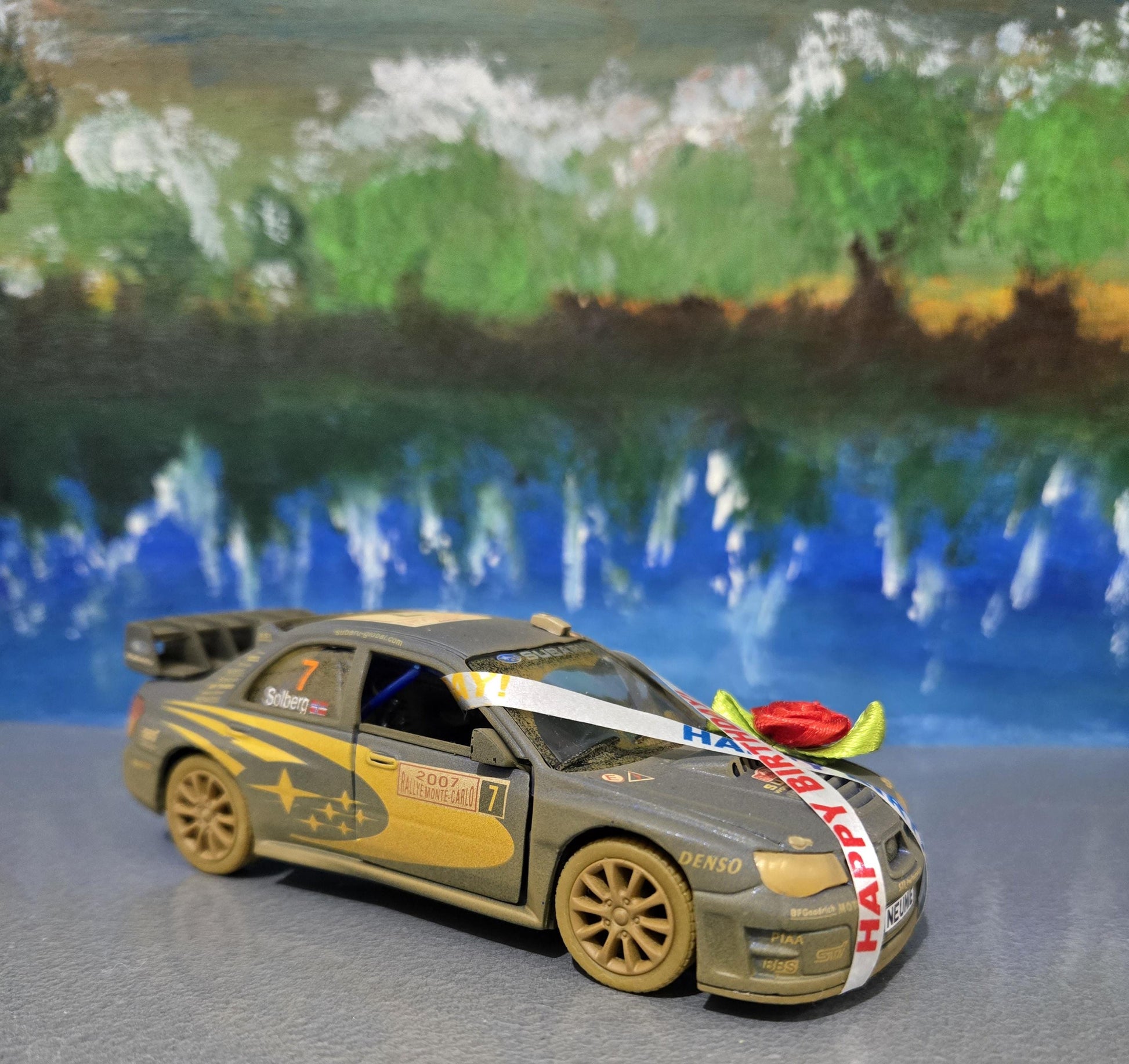 Personalized Subaru Impreza Toy Car Model, Custom Name Plate Birthday Gift for Boy, Girl, Dad, Mom, in Sleeves, Exceptional Detail models