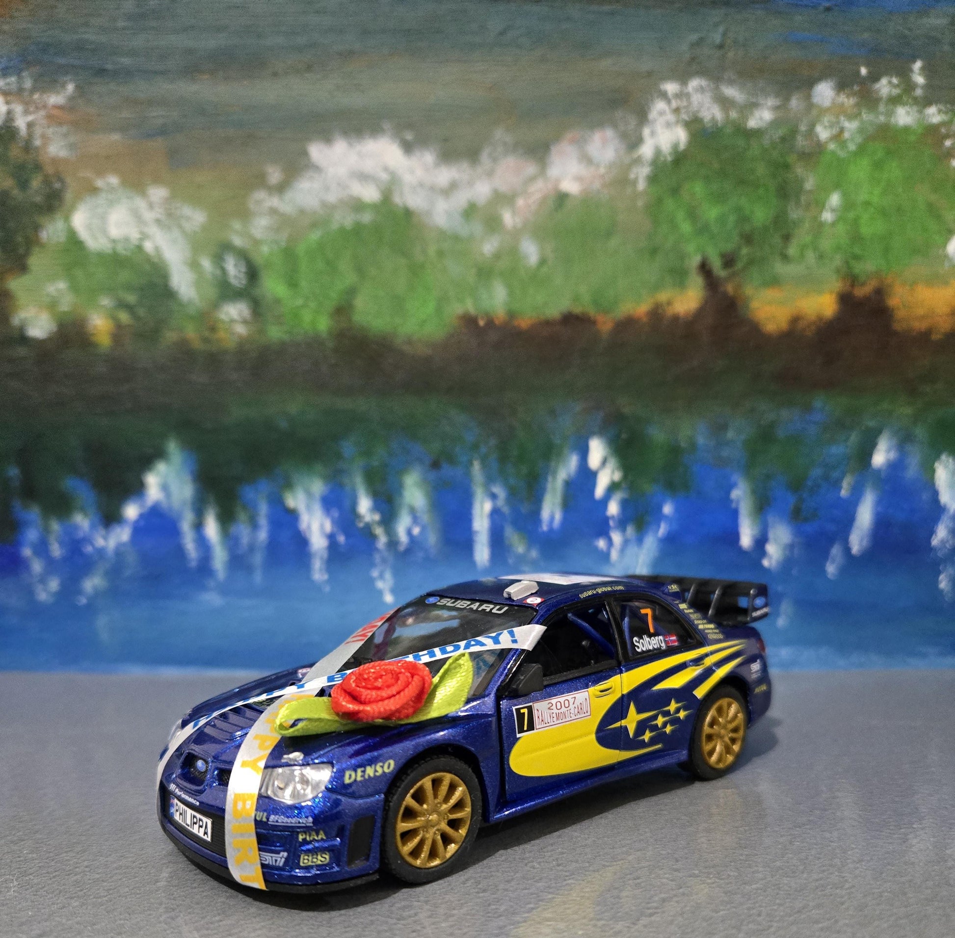 Personalized Subaru Impreza Toy Car Model, Custom Name Plate Birthday Gift for Boy, Girl, Dad, Mom, in Sleeves, Exceptional Detail models