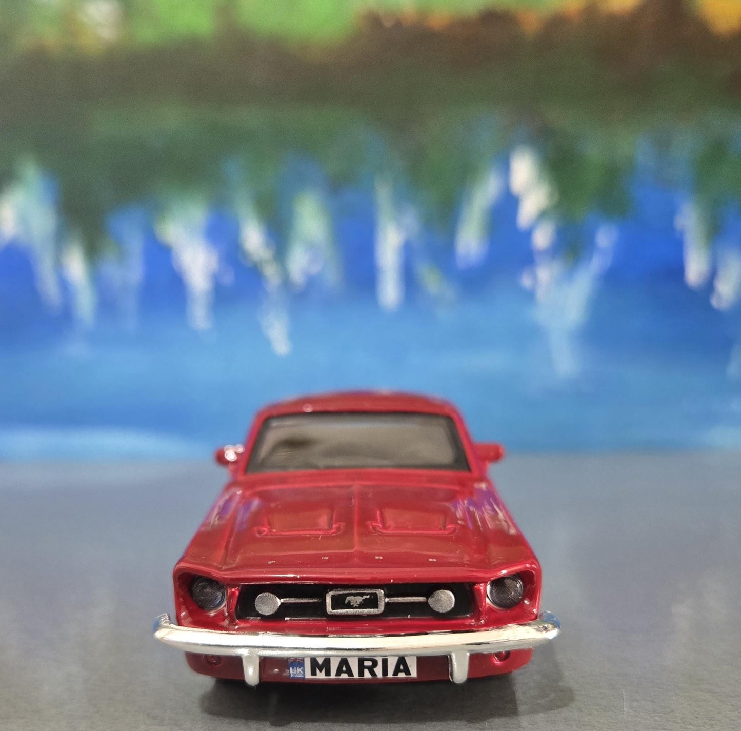 1967 Ford Mustang GT RED Diecast Model Car 1:43 Scale – Gift for Car Enthusiasts, Boys, Girls, Uncle, Grandad, Collectors New Boxed