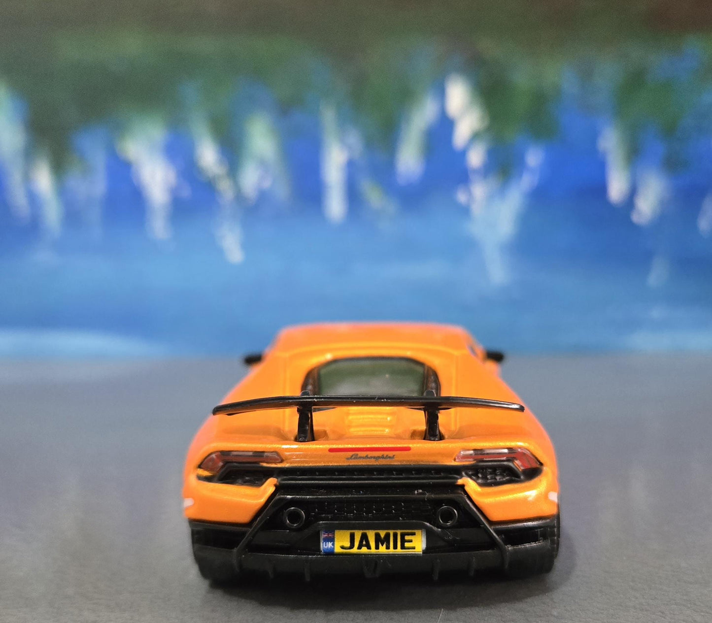 Lamborghini Huracan 1:43 Model Car – Personalized Plates | Gift for Boy, Girl, Dad, Mom, Uncle, Grandad | Birthday Christmas Present Boxed