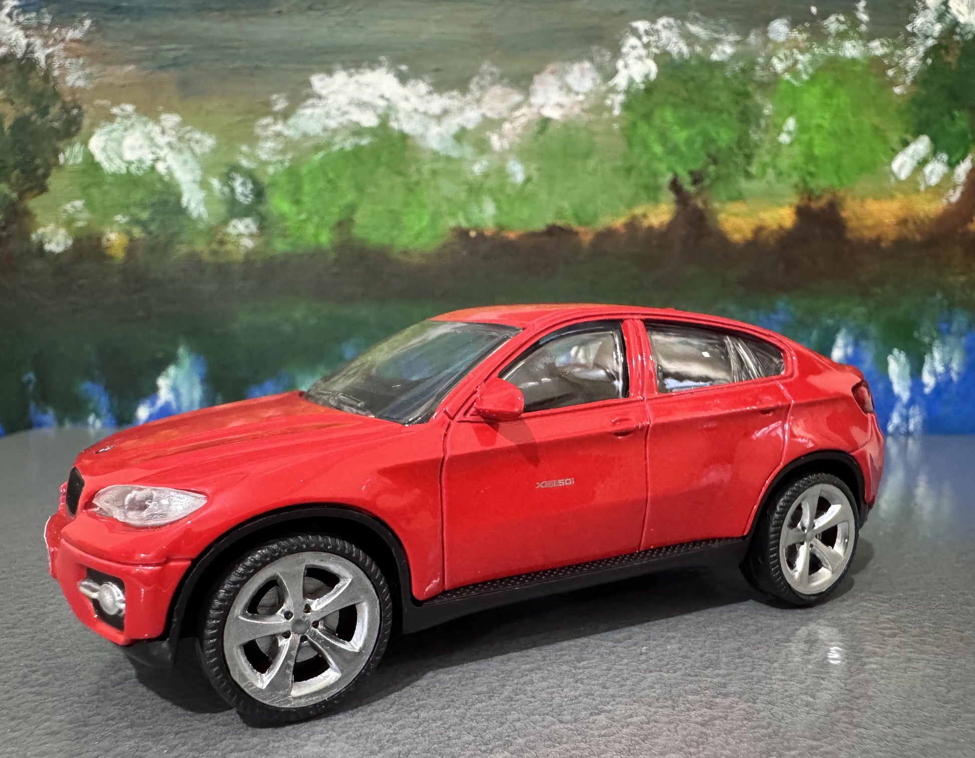 BMW X6 Diecast Model Car 1:43 Scale - Personalized License Plate