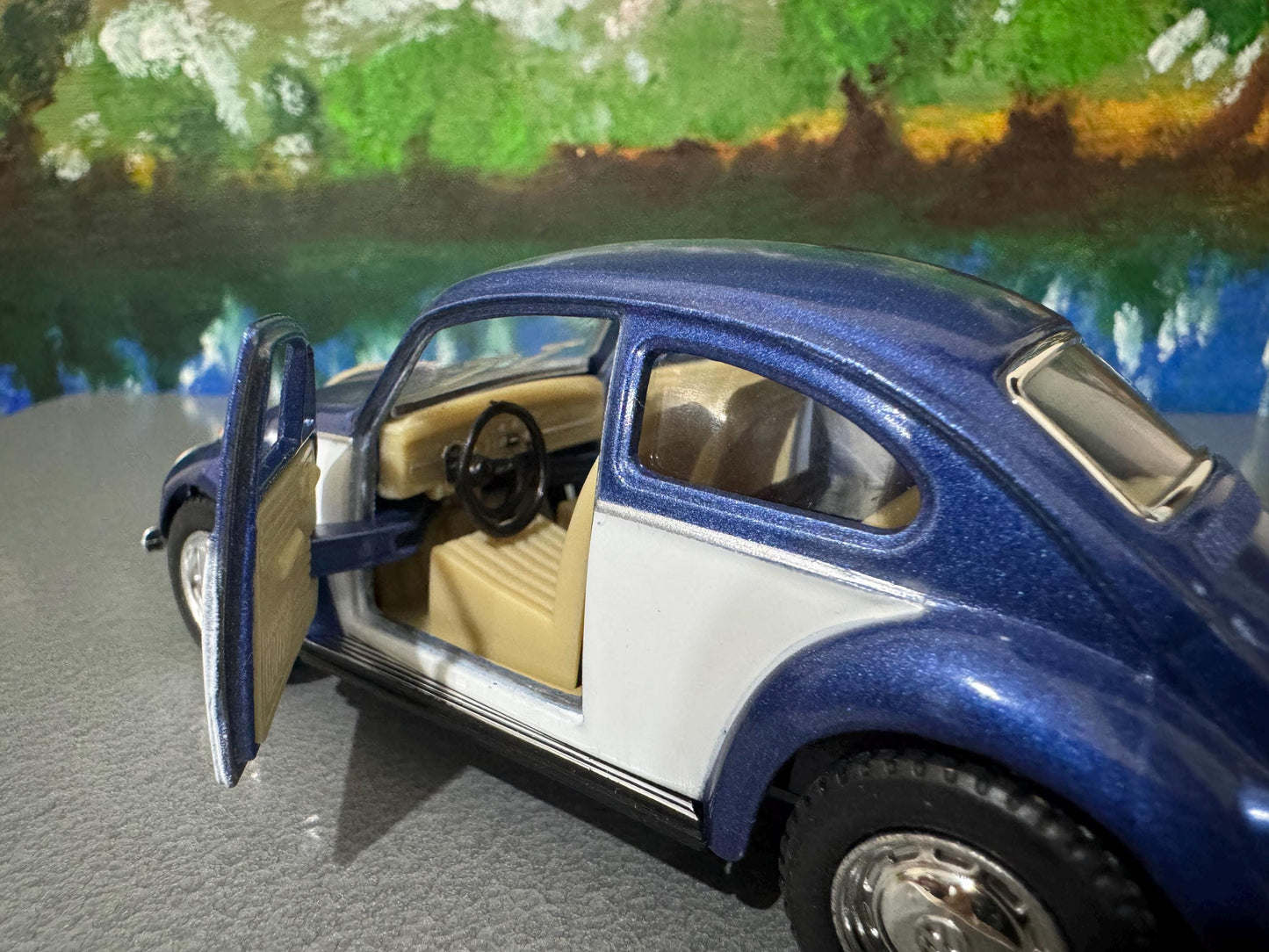 Personalised VW Volkswagen Beetle Toy Car, 1:43 Scale Model–Gift for Boy, Girl, Dad, Mom, Grandad, Birthday - Easter gift, Boxed