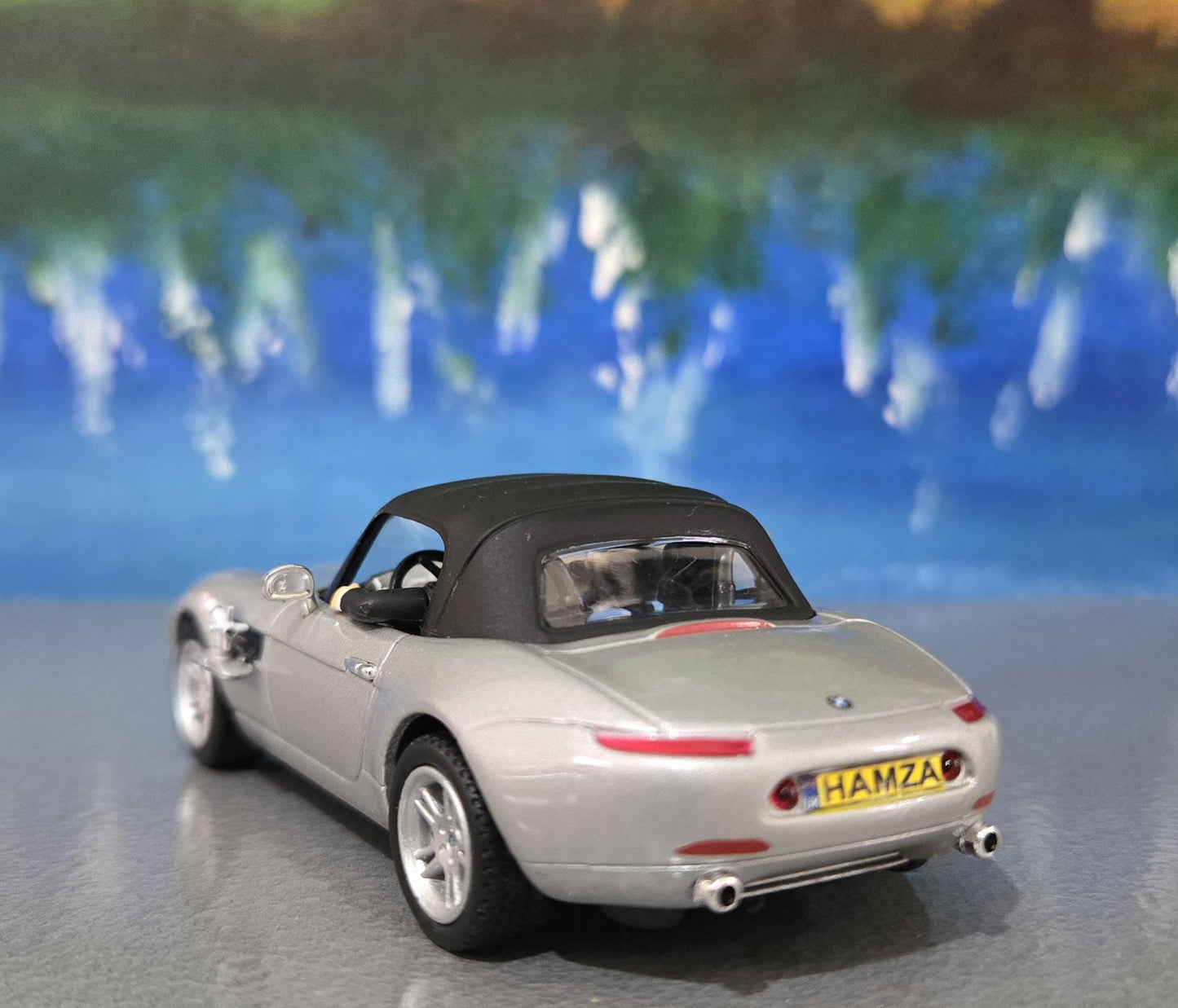 Personalized BMW Z8 Diecast Model Car: James Bond 007 Gift