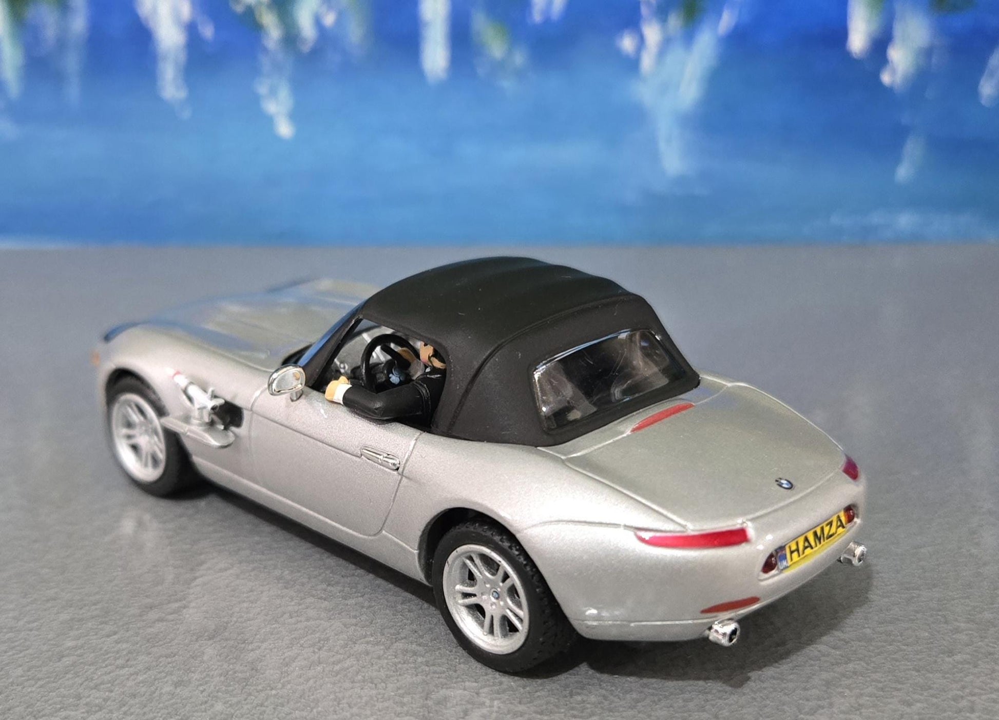 Personalized BMW Z8 Diecast Model Car: James Bond 007 Gift