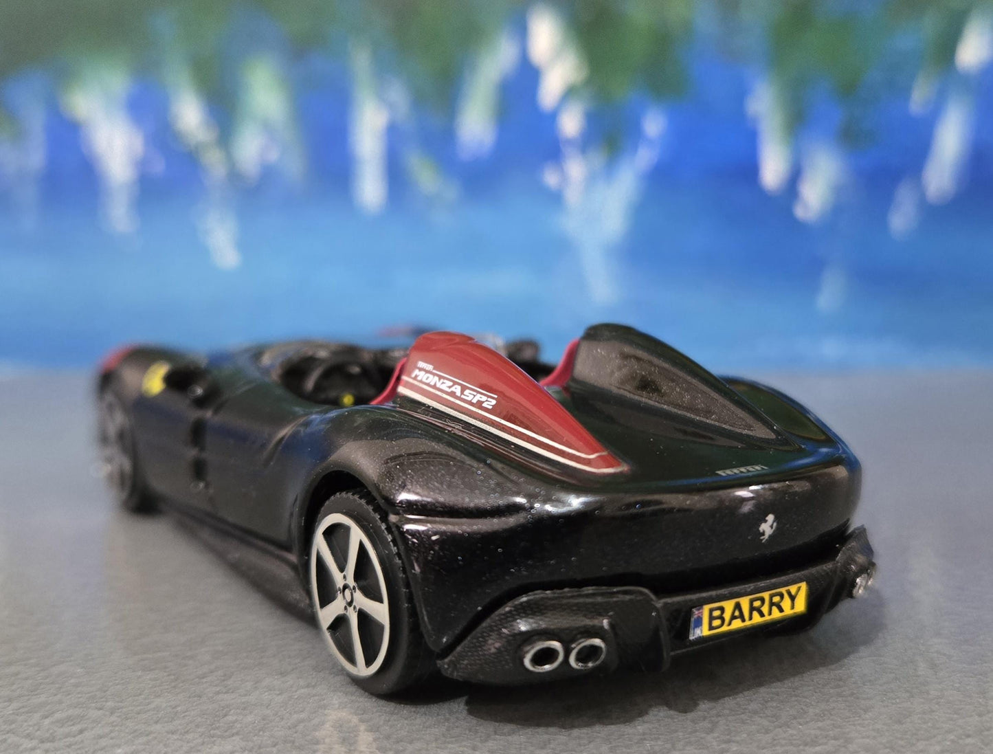 Ferrari Monza SP2 Diecast Model 1:43 Scale - Personalized Name Plate