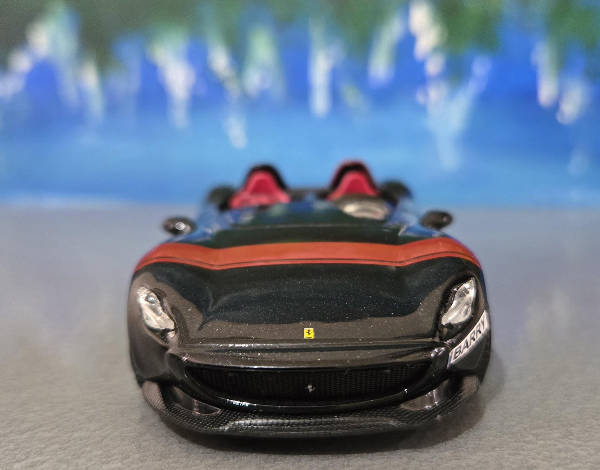 Ferrari Monza SP2 Diecast Model 1:43 Scale - Personalized Name Plate