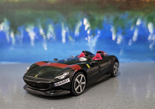 Ferrari Monza SP2 Diecast Model 1:43 Scale - Personalized Name Plate