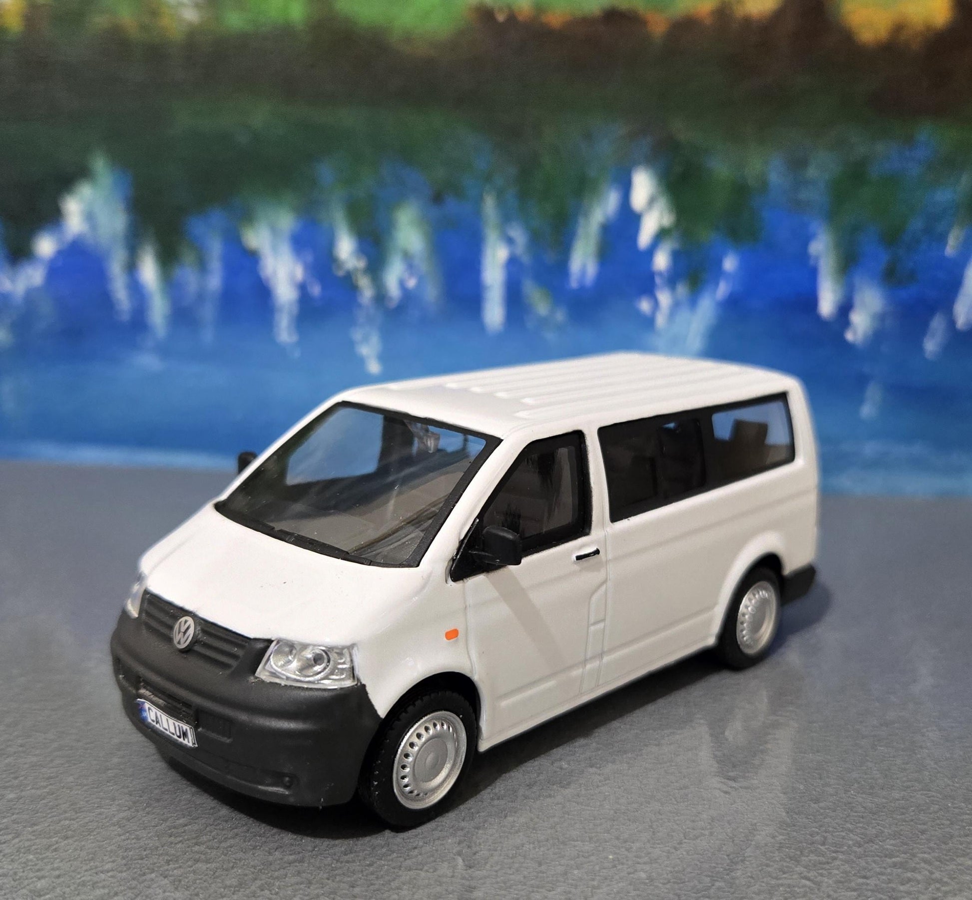 VW T5 Van Toy Car Model 1:43 – Personalised Plates | Diecast Gift for Boy, Girl, Dad, Mom, Uncle, Grandad, Brother, Birthday Christmas Boxed