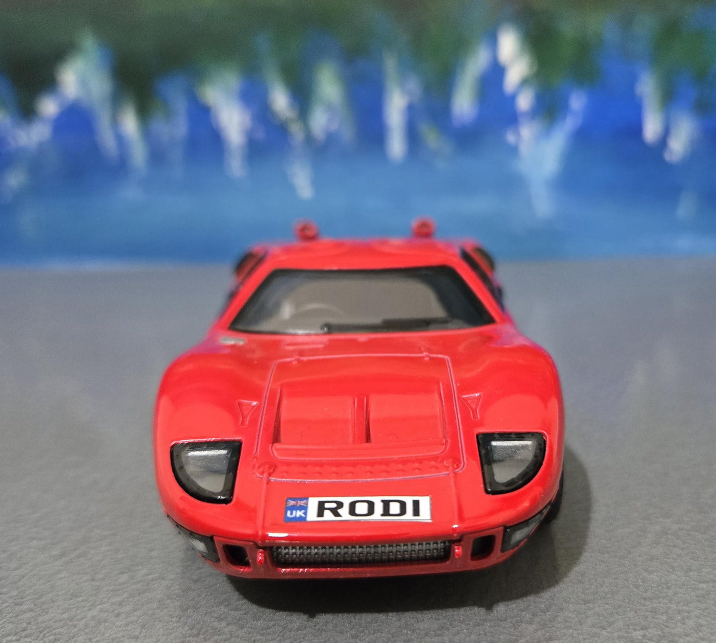 RED Toy Car Ford GT 40 MKII 1:32 - Pull Back Action, Open Doors, fun toy