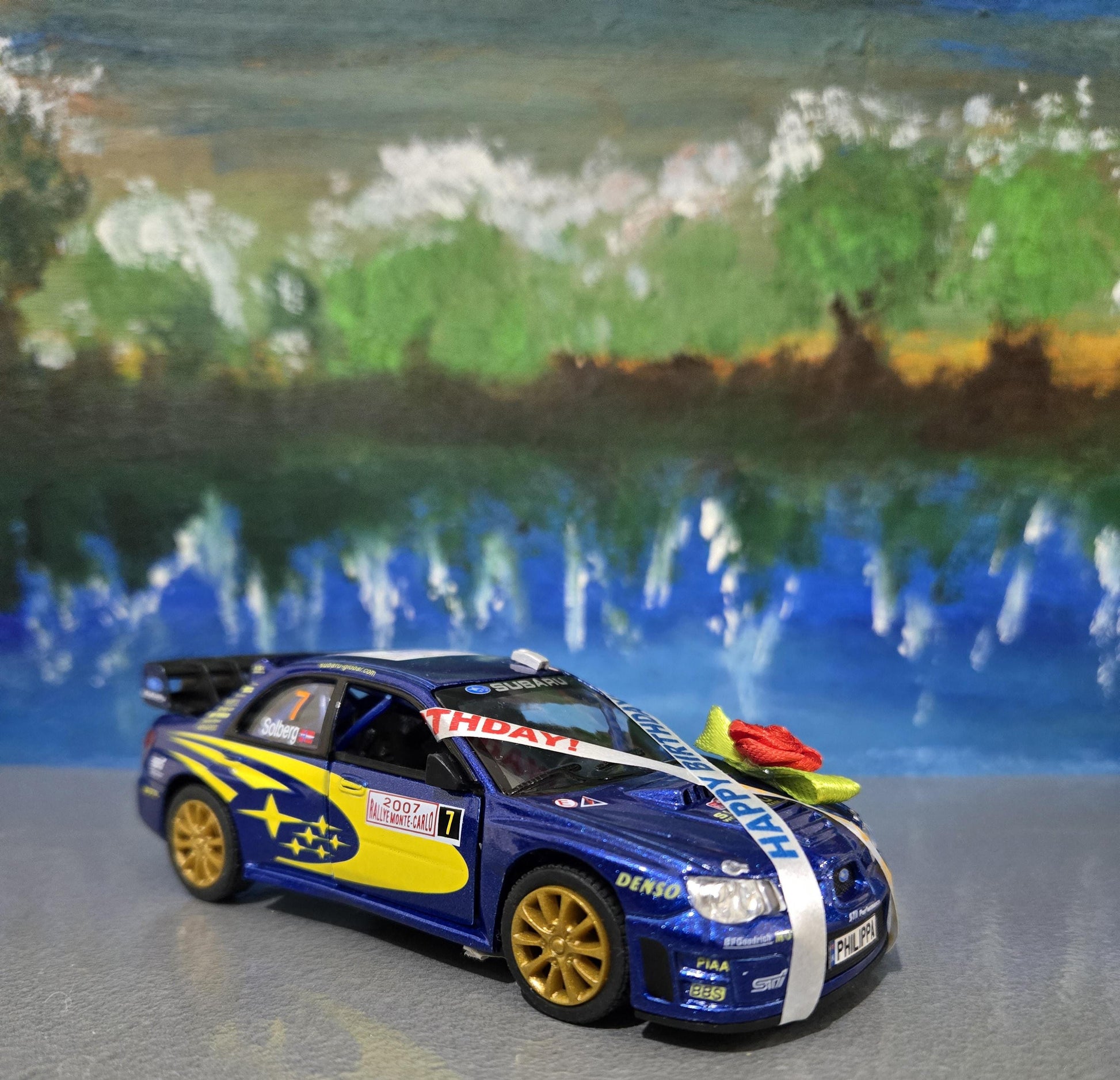 Personalized Subaru Impreza Toy Car Model, Custom Name Plate Birthday Gift for Boy, Girl, Dad, Mom, in Sleeves, Exceptional Detail models