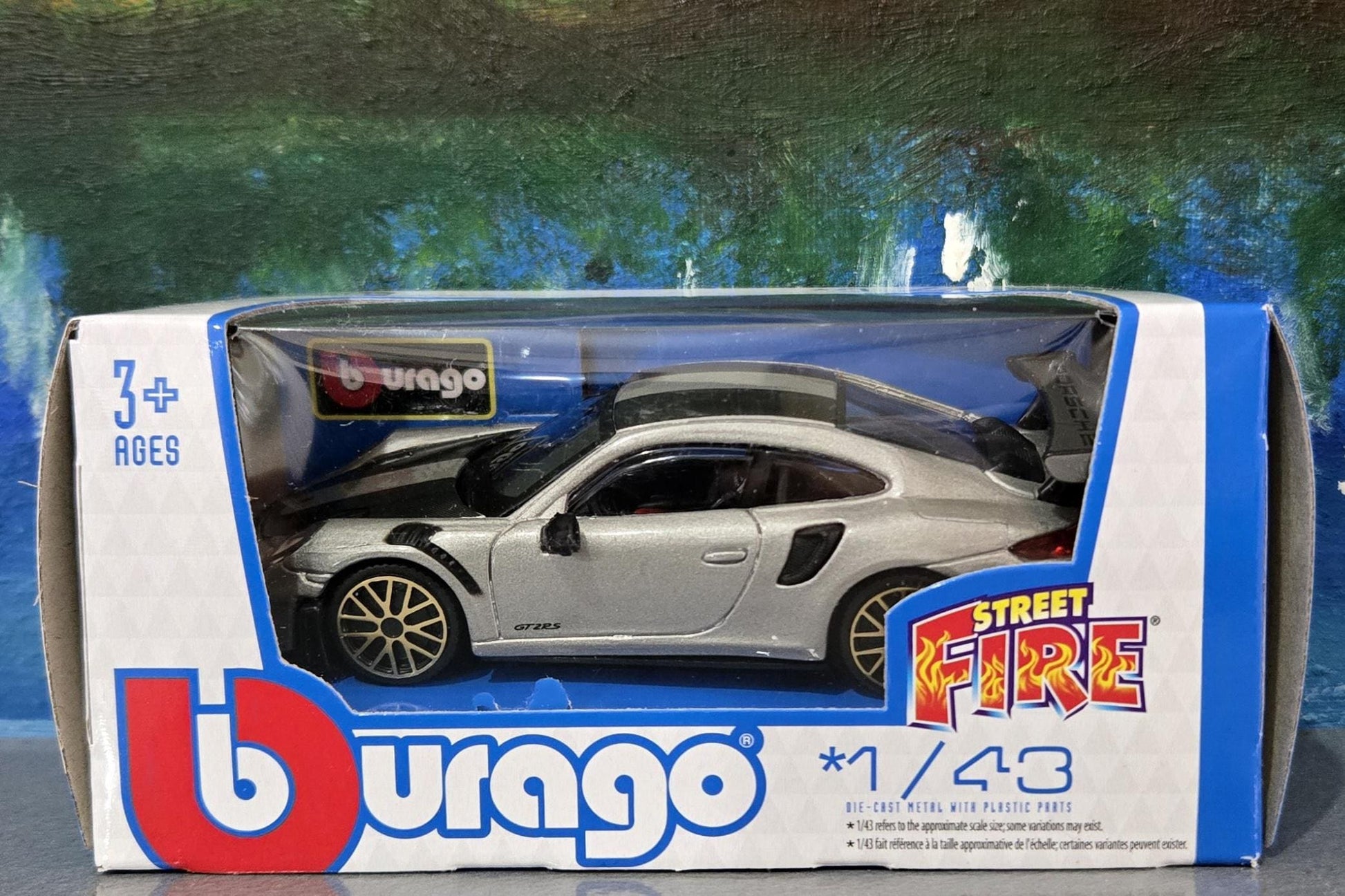 Porsche 911 GT2 RS Model Car with Any Name, Gift for Boy Girl, Husband, Wife, Uncle, Cousin, Nephew, Niece, Brother, Wedding Cake Topper Box