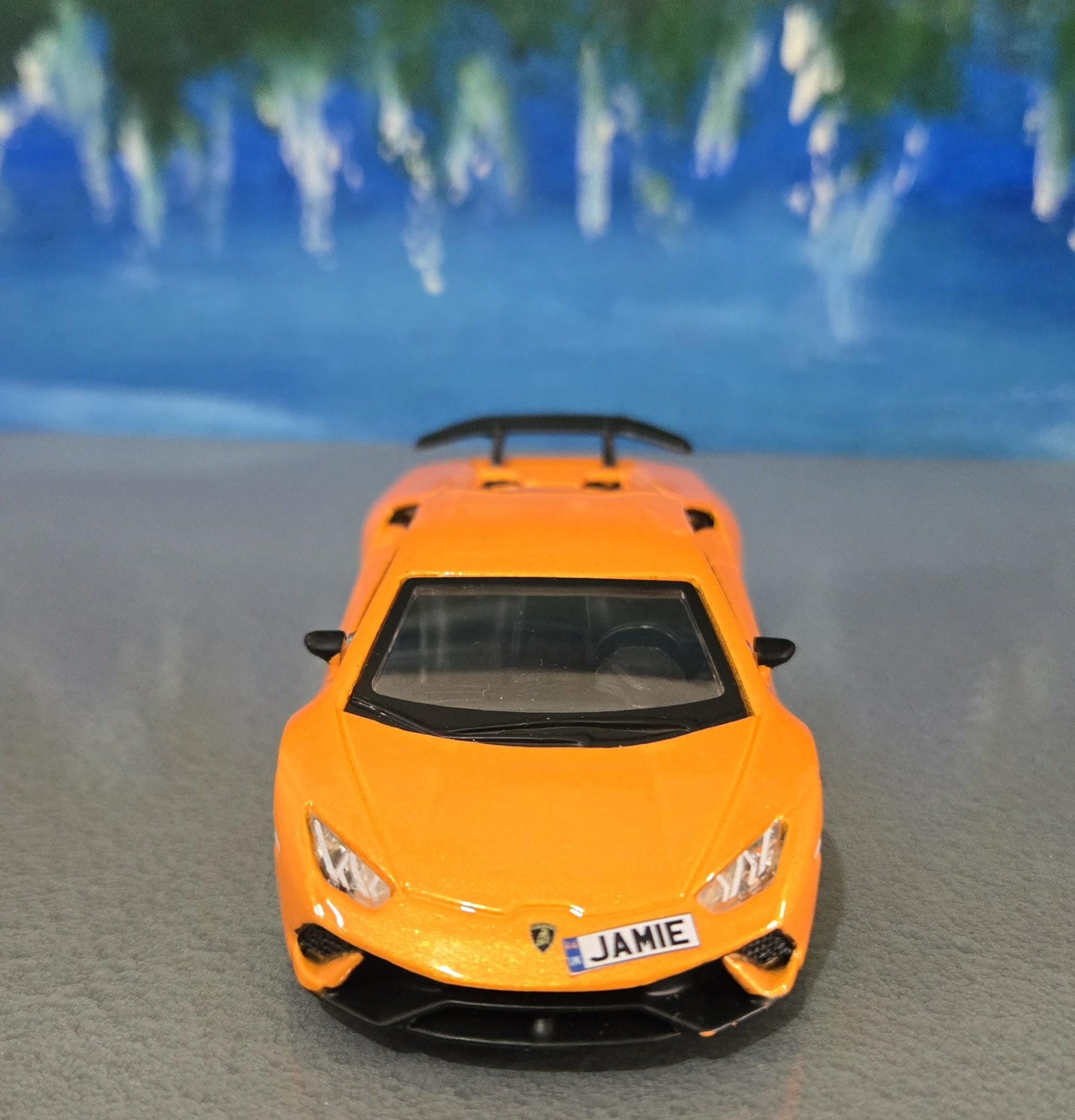 Lamborghini Huracan 1:43 Model Car – Personalized Plates | Gift for Boy, Girl, Dad, Mom, Uncle, Grandad | Birthday Christmas Present Boxed