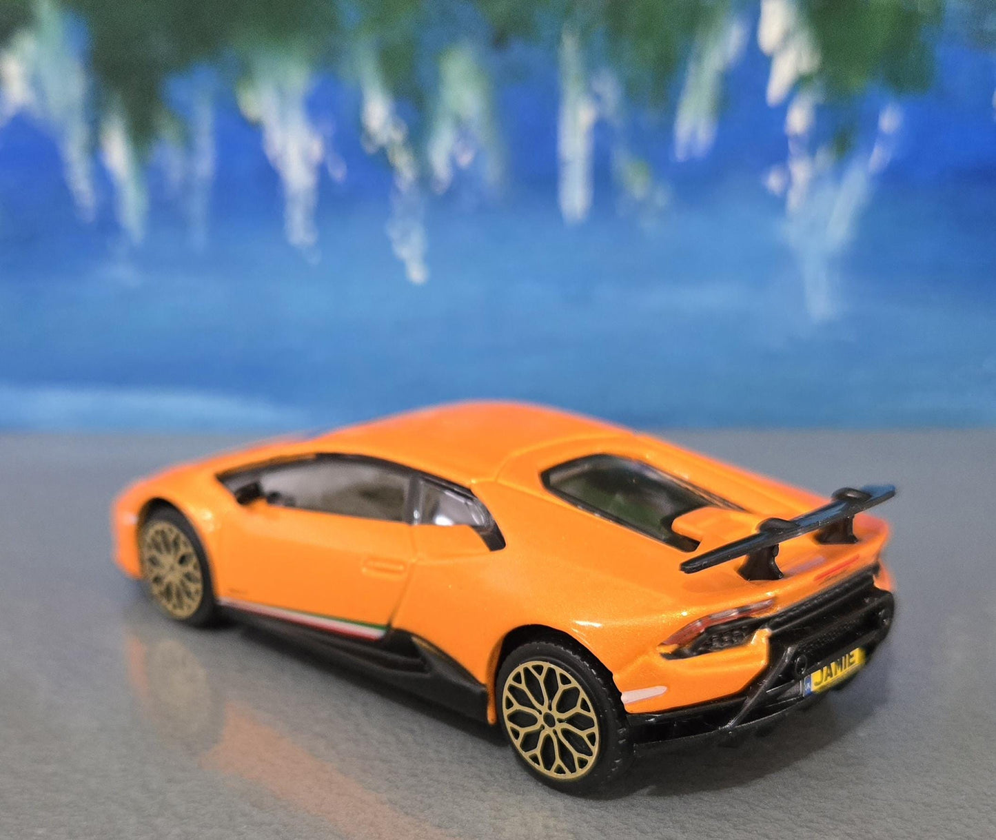 Lamborghini Huracan 1:43 Model Car – Personalized Plates | Gift for Boy, Girl, Dad, Mom, Uncle, Grandad | Birthday Christmas Present Boxed