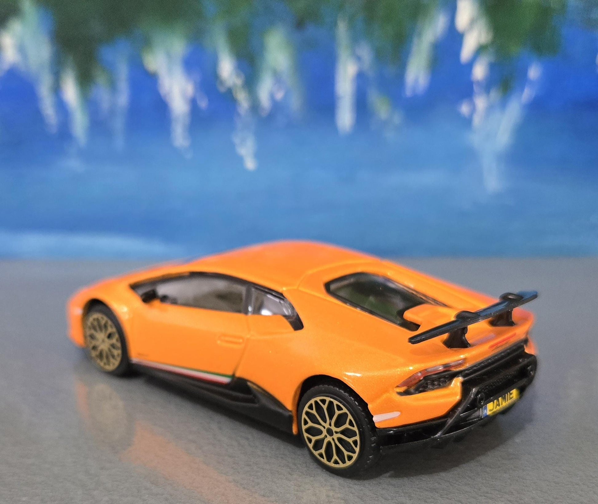 Lamborghini Huracan 1:43 Model Car – Personalized Plates | Gift for Boy, Girl, Dad, Mom, Uncle, Grandad | Birthday Christmas Present Boxed