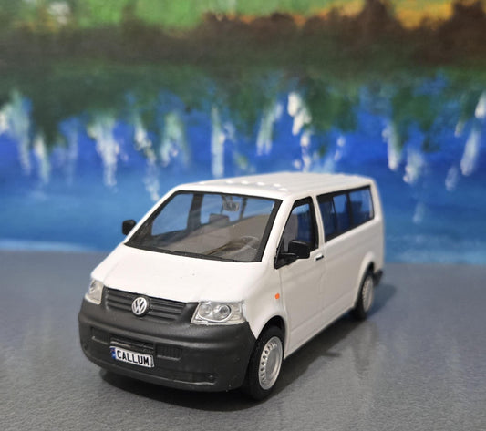 VW T5 Van Toy Car Model 1:43 – Personalised Plates | Diecast Gift for Boy, Girl, Dad, Mom, Uncle, Grandad, Brother, Birthday Christmas Boxed