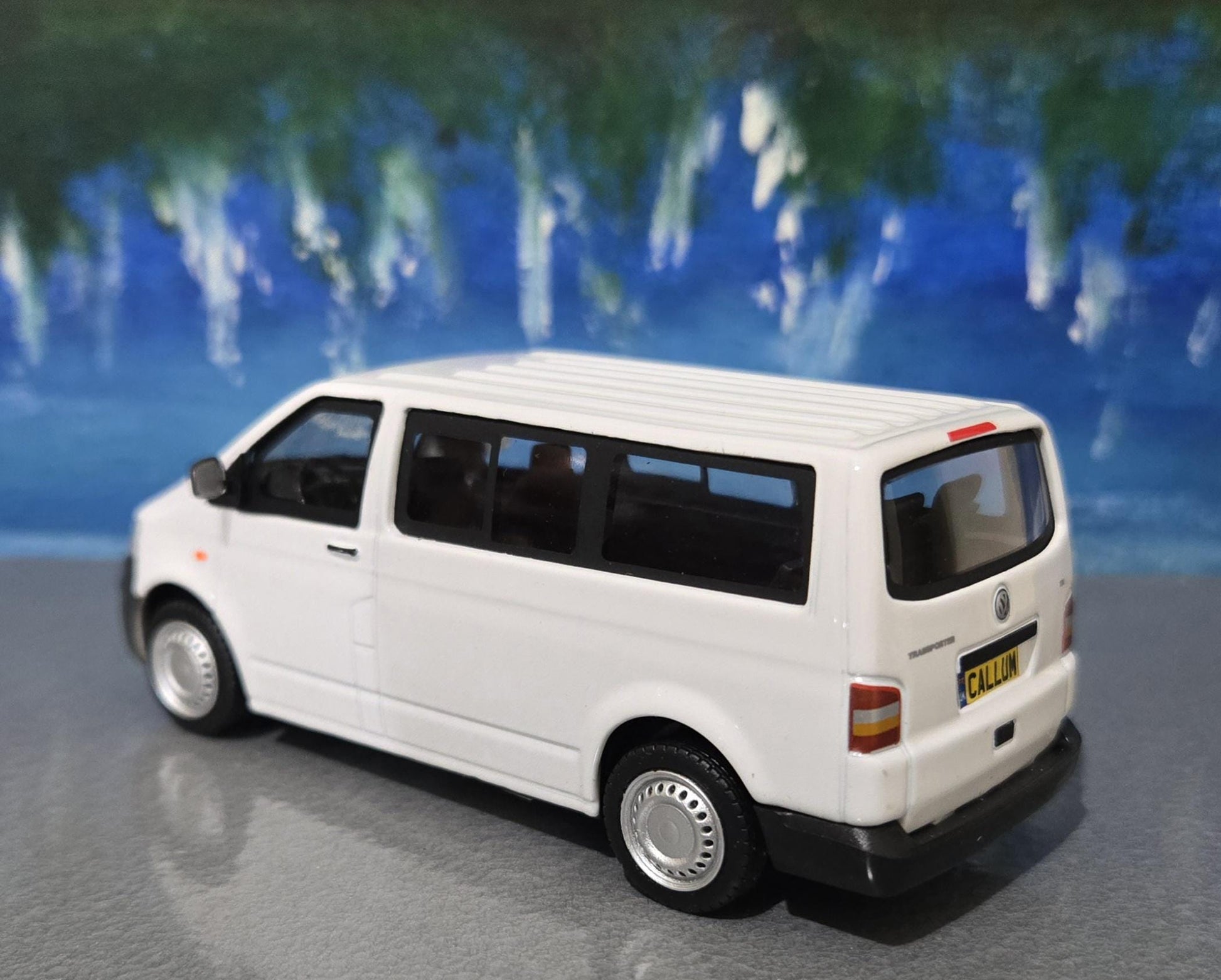 VW T5 Van Toy Car Model 1:43 – Personalised Plates | Diecast Gift for Boy, Girl, Dad, Mom, Uncle, Grandad, Brother, Birthday Christmas Boxed