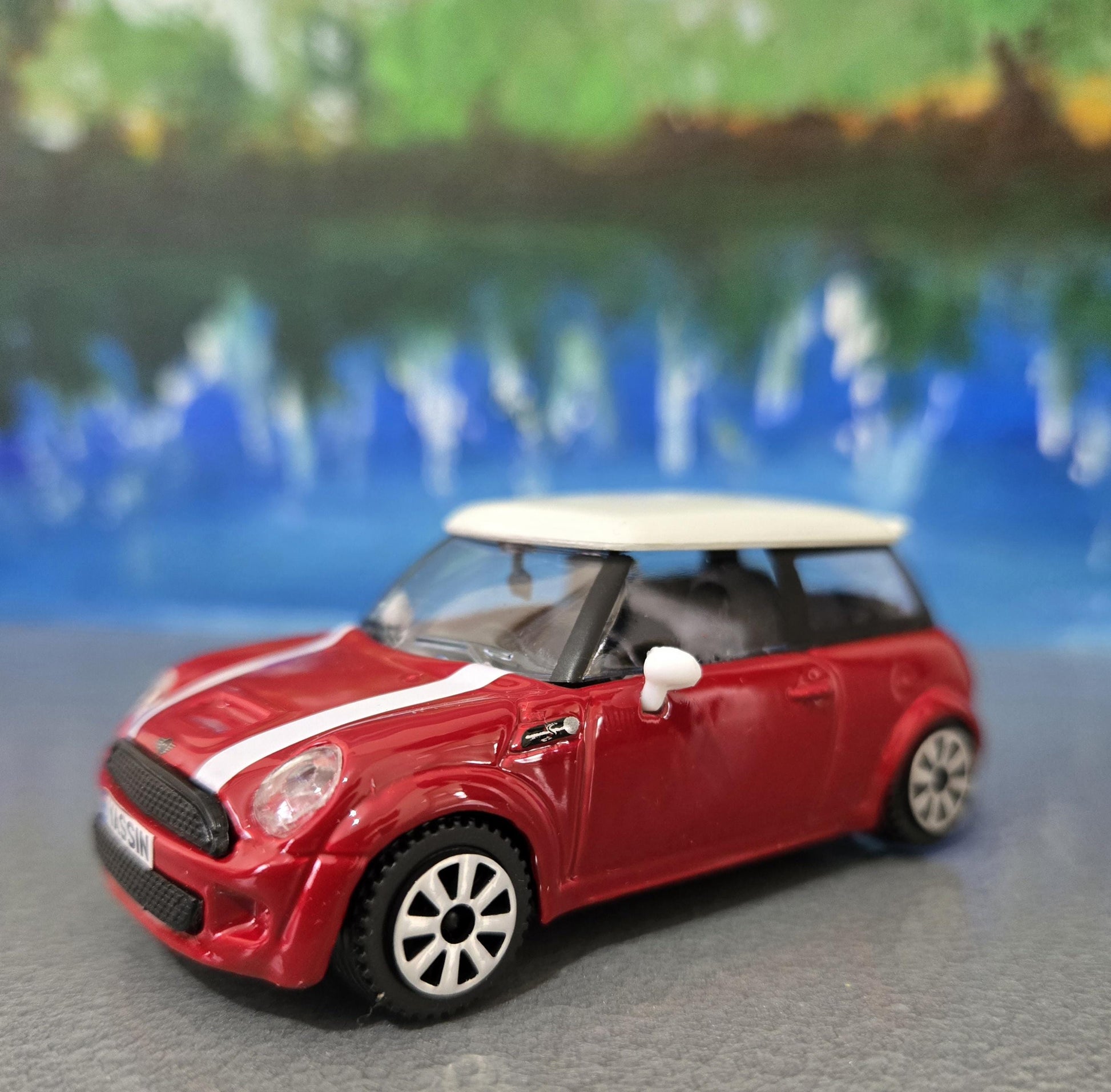 Personalised Name Plate Mini Cooper S – 1:43 Scale Diecast Model Car | Custom Mini Collectible Gift for Dad, Husband, Boyfriend, Boxed