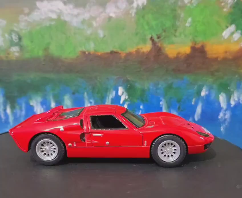 Personalized 1966 Ford GT40 MKII Diecast Model Car 1:32 Scale