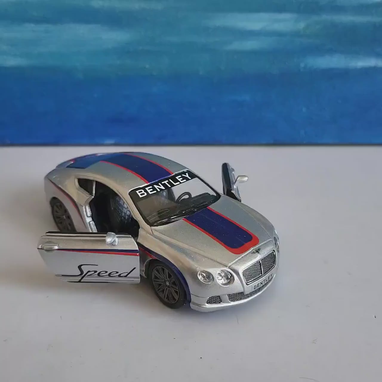 Personalized Bentley Continental GT Speed Diecast Model Car (1:38 Scale)