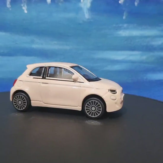 Personalised Plate Light Rose/Pink FIAT 500e Toy Car - 1:43 Scale Model-Gift for Boy, Girl, Dad, Mom, Uncle, Grandad - Birthday Gift  Boxed