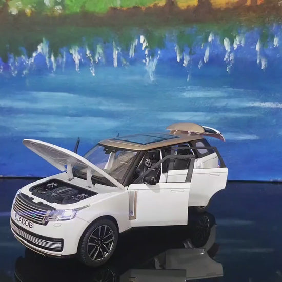 Personalized Name Plate for Range Rover SV 2022 1:24 Model - with Light & Sound - Unique Gift for Dad, Husband, Boy, Car Enthusiast Boxed