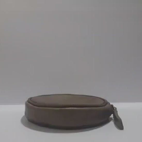 Round Coin Purse For mother day Women Zipped Wallet Soft Leather Coin Pouch Handmade Leather Wallet For Her Mini Change Purse Gift Box