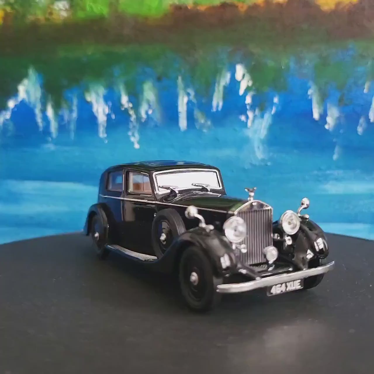 PERSONALISED Rolls Royce 25/30 - Thrupp and Maberley Black Oxford Dad Sister Mom husband wife  BROTHER Display GIFT Boxed