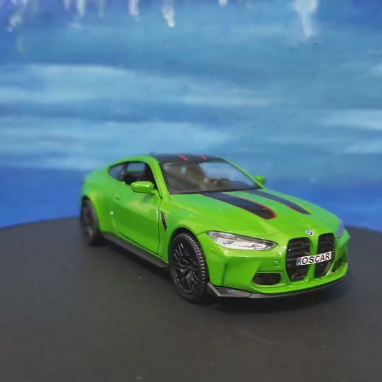 BMW M4 Sport CSL 1:36 Diecast Model - Personalized Name - Gift for Dad, Boy, girl, brother, sister, Car Lover - New Boxed Collectible