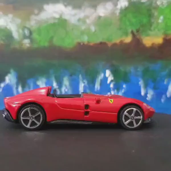 Ferrari Monza SP2 1:43 Scale Diecast Model – Official Licensed Bburago Product, Personalized Gift for Car Enthusiasts, Boxed