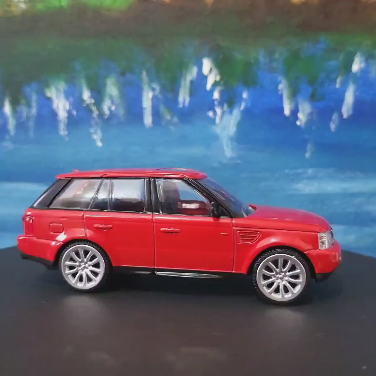 Personalized Name Plate RASTAR Range Rover Sport 1:43 Scale -  - Custom Car Model Gift - Diecast Vehicle Display - Unique Birthday Present