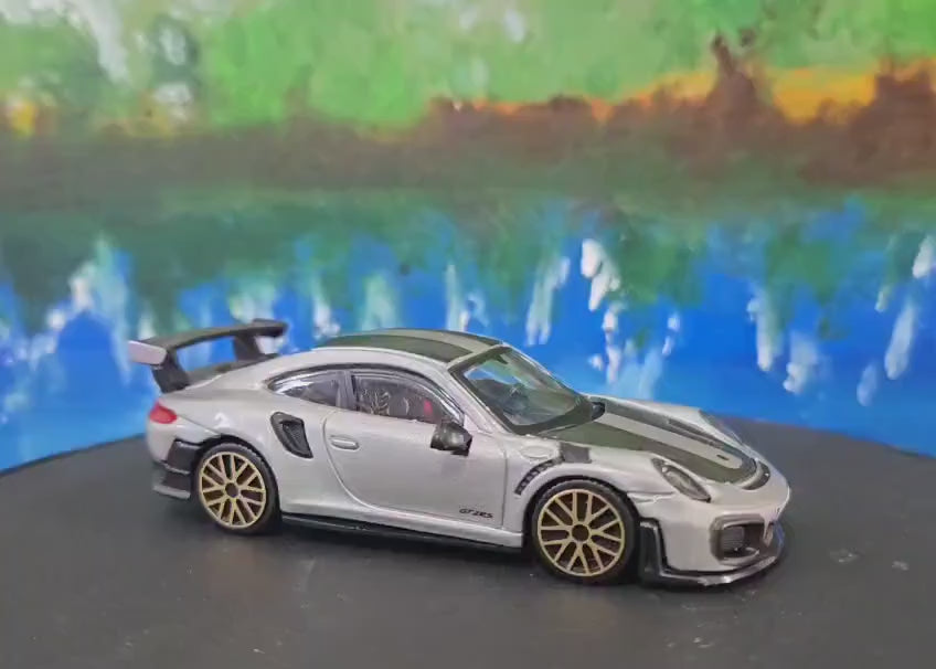 Porsche 911 GT2 RS Model Car with Any Name, Gift for Boy Girl, Husband, Wife, Uncle, Cousin, Nephew, Niece, Brother, Wedding Cake Topper Box